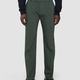 Tech Wool Suit Pants Relaxed Fit Green Night