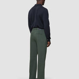 Tech Wool Suit Pants Relaxed Fit Green Night
