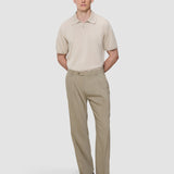 Tech Wool Suit Pants Relaxed Fit Sand