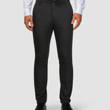 Tech Wool Suit Pants Slim Black