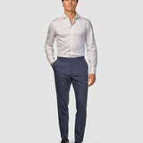 Tech Wool Suit Pants Slim Navy