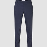 Tech Wool Suit Pants Slim Navy