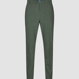 Tech Wool Suit Pants Slim Green Night