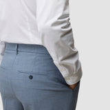 Tech Wool Suit Pants Regular Light Blue