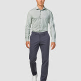 Travel Shirt Mint Grey Slim