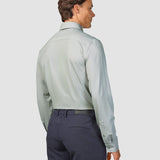 Travel Shirt Mint Grey Slim