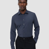 Travel Shirt Dark Navy Regular