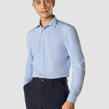 Travel Shirt Light Blue Regular