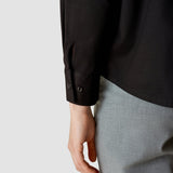 Oversized Long Sleeve Shirt Black