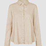 Women's Linen Shirt Sandy Beige