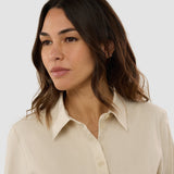 Women's Linen Shirt Sandy Beige