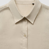Women's Linen Shirt Sandy Beige