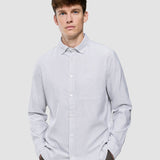 All-Day Oxford Shirt Beige Stripes