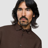 All-Day Oxford Shirt Dark Brown