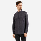 Slim-Fit Japonský Oxford | Slate Grey | Regular