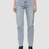 Women's Classic Jeans Tapered Light Grey Washed