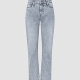 Women's Classic Jeans Tapered Light Grey Washed
