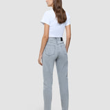 Women's Classic Jeans Tapered Light Grey Washed