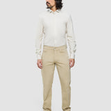 Classic Shirt Beige Twill Slim