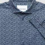 Classic Shirt Floral Allover Navy Slim