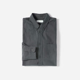Slim-Fit Japonský Oxford | Slate Grey | Regular