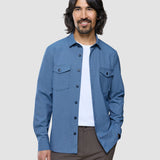 Ease Overshirt Blue Mirage