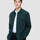 Essential Overshirt Pine Green