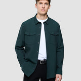 Essential Overshirt Pine Green