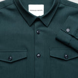 Essential Overshirt Pine Green
