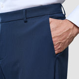 Essential Suit Pants Regular Navy Checks