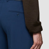 Essential Suit Pants Relaxed Fit Navy Checks