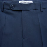 Essential Suit Pants Slim Navy Checks