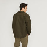 ReNew Fleece-Lined Heavyweight Overshirt | Melírovaná Zelená