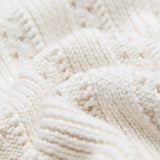 Hollow Knit Shirt Off White