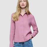 Women's Linen Shirt Dusty Cerise