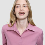 Women's Linen Shirt Dusty Cerise