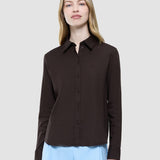 Women's Linen Shirt Espresso