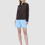 Women's Linen Shirt Espresso