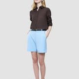 Women's Linen Shirt Espresso