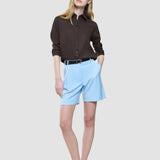 Women's Linen Shirt Espresso