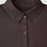Women's Linen Shirt Espresso
