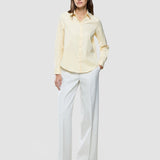 Women Oxford Shirt Misty Yellow Regular