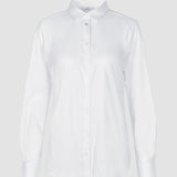 Women Oxford Shirt White Slim