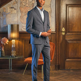 Tech Wool Suit Pants Regular Navy