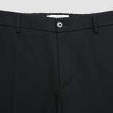 Tech Linen Elastic Pants Black