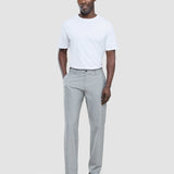 Tech Linen Elastic Pants Charcoal