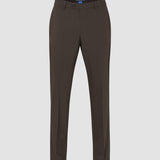 Tech Wool Suit Pants Regular Cocoa Brown
