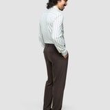 Tech Wool Suit Pants Regular Cocoa Brown