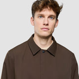 Waterproof Trench Coat Dark Brown